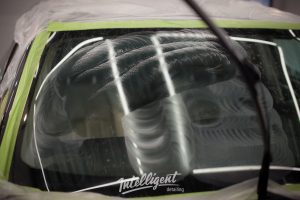 Chrysler 300c полировка стекла