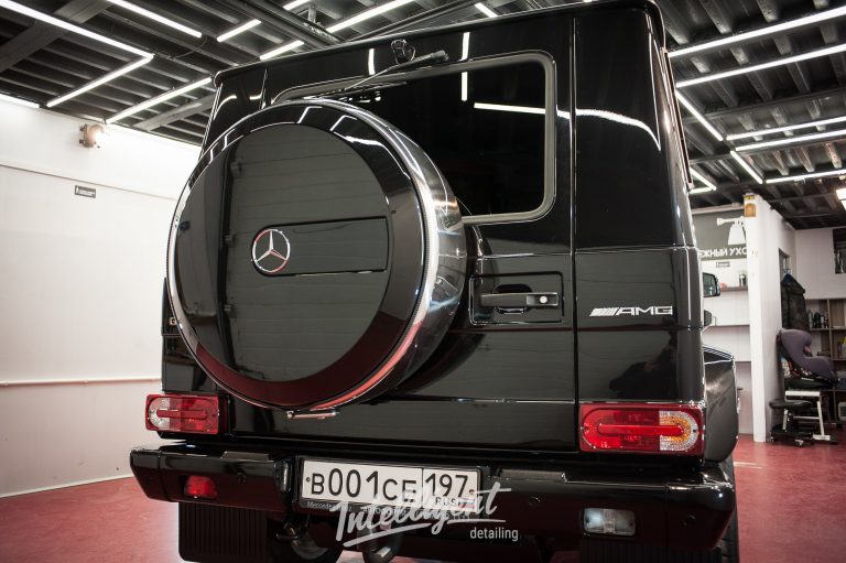 Mercedes G63 химчистка салона