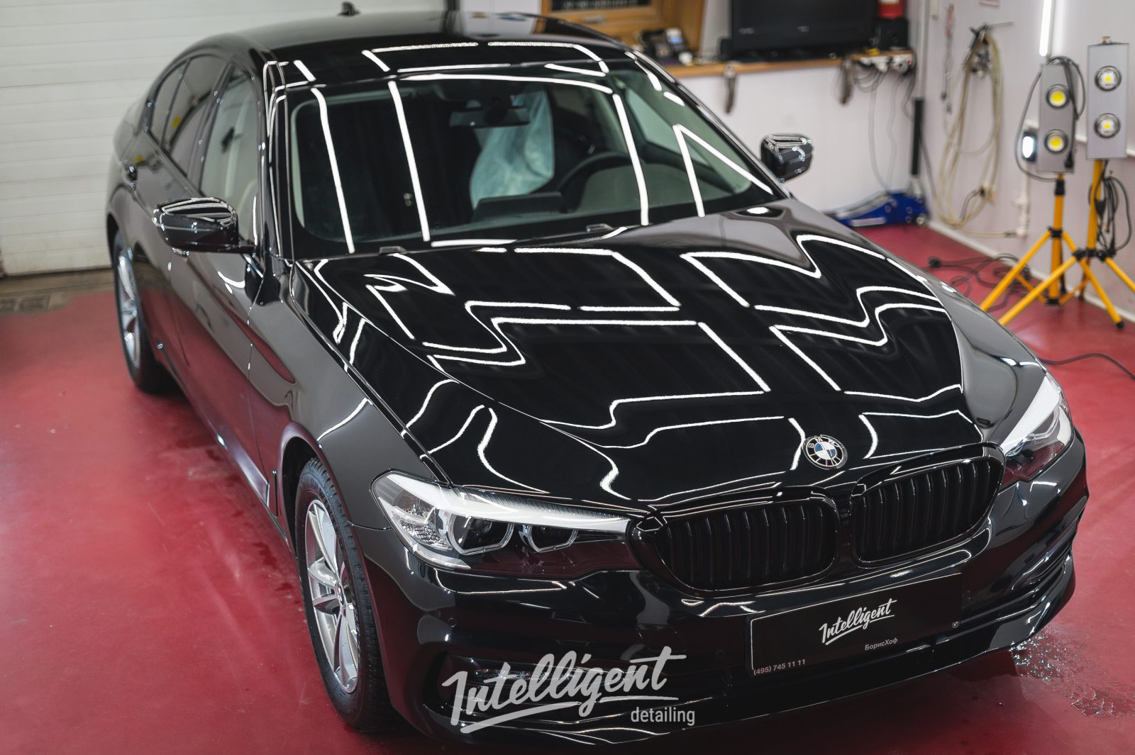 BMW 5 - детейлинг, керамика кузова авто, полировка кузова авто в intelligent detailing