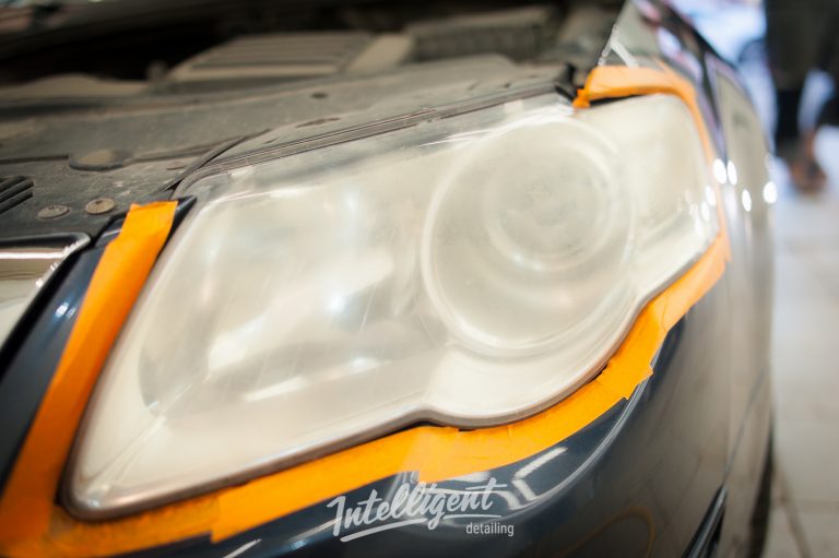 Volkswagen Passat шлифовка, полировка, пленка фар Volkswagen Passat шлифовка, полировка, пленка фар