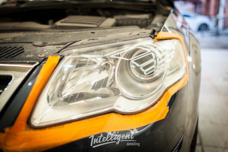 Volkswagen Passat шлифовка, полировка, пленка фар Volkswagen Passat шлифовка, полировка, пленка фар