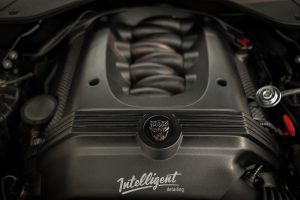 Jaguar XJ мойка мотора паром