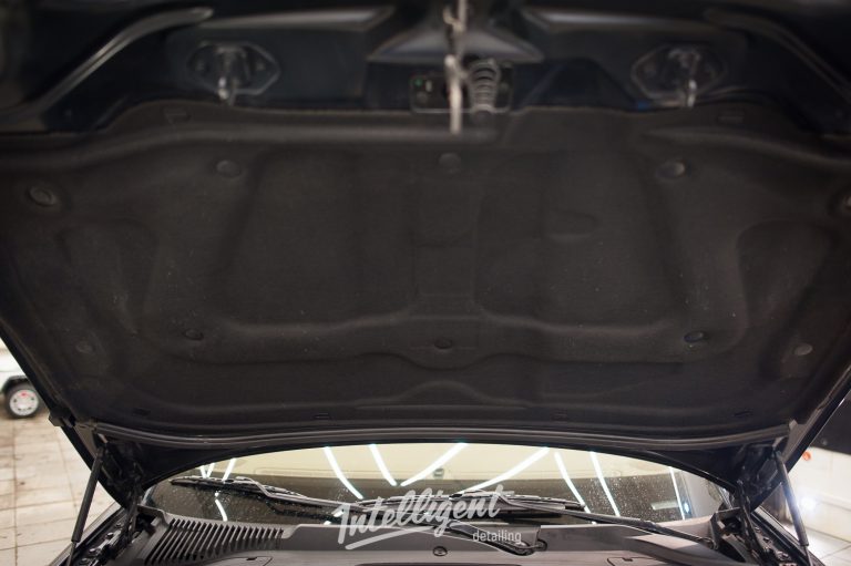 Jaguar XJ мойка мотора паром