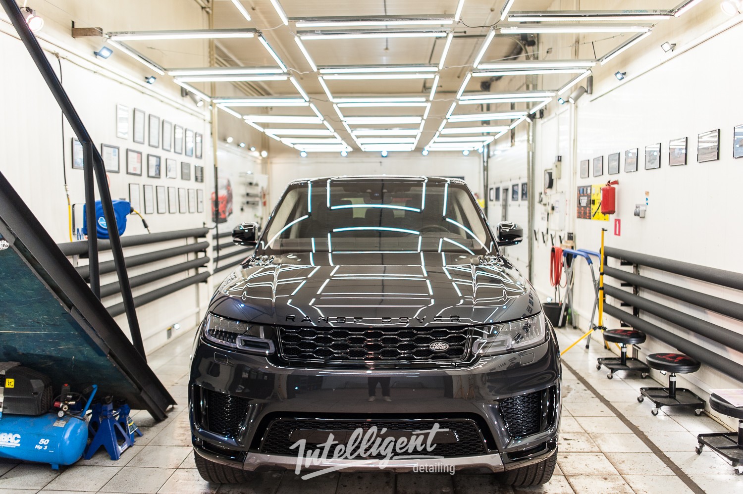 полировка и керамика Range Rover Sport intelligent detailing