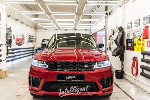Range Rover Sport в intelligent detailing - полировка и керамика кузова