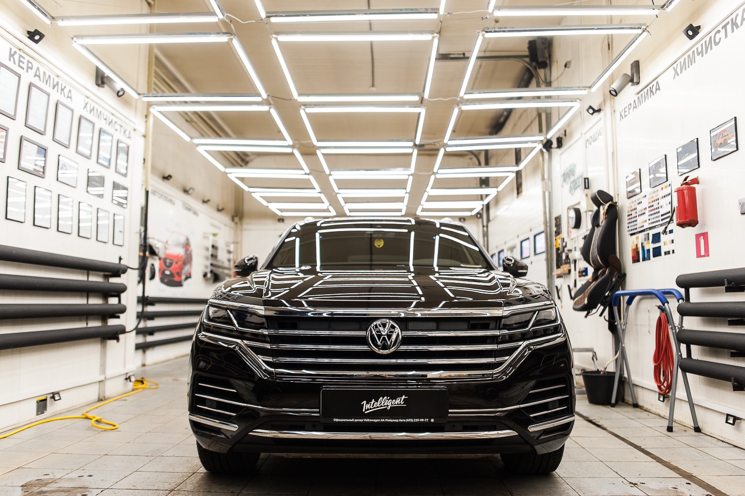Volkswagen touareg - керамика на авто в intelligent detailing