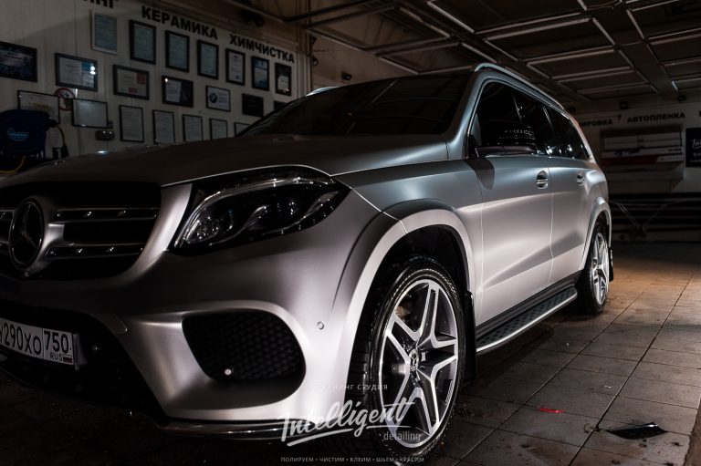 Mercedes GLS оклейка виниловой пленкой
