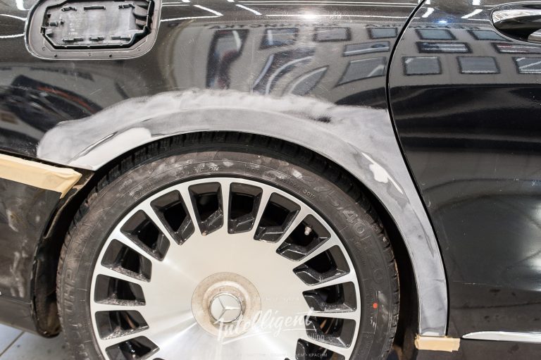 Mercedes Maybach полировка кузова