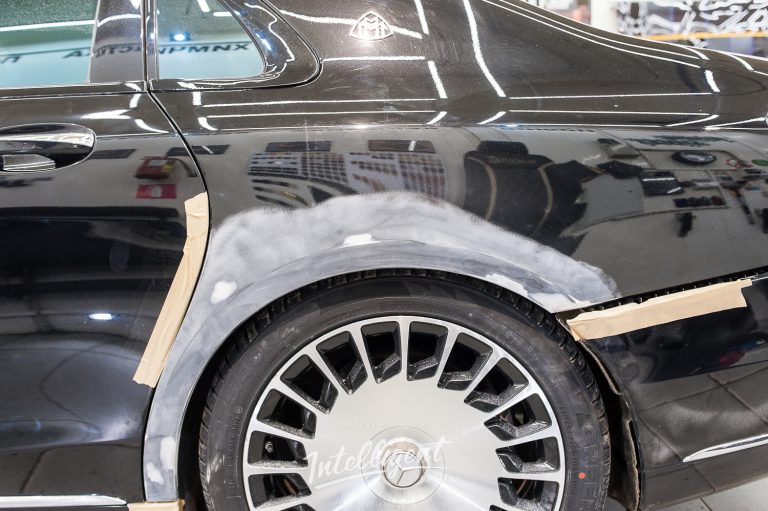 Mercedes Maybach полировка кузова