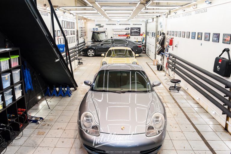 Porsche 911 Carrera полная химчистка салона авто