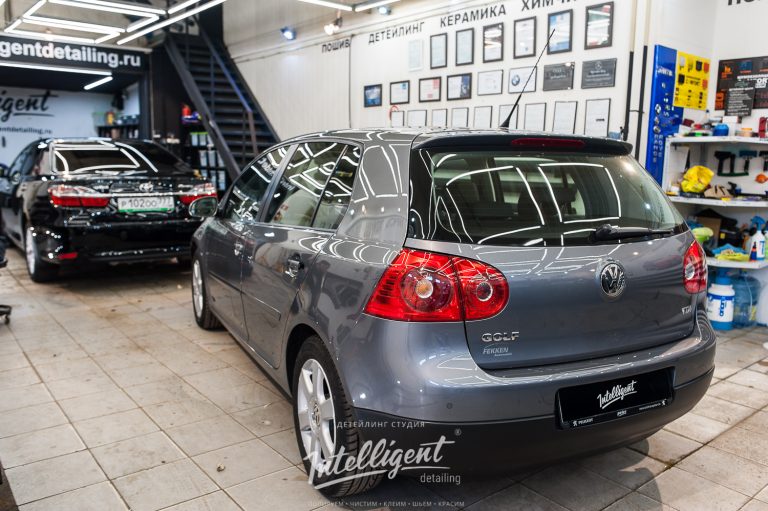 Volkswagen Golf шумоизоляция, ремонт потолка