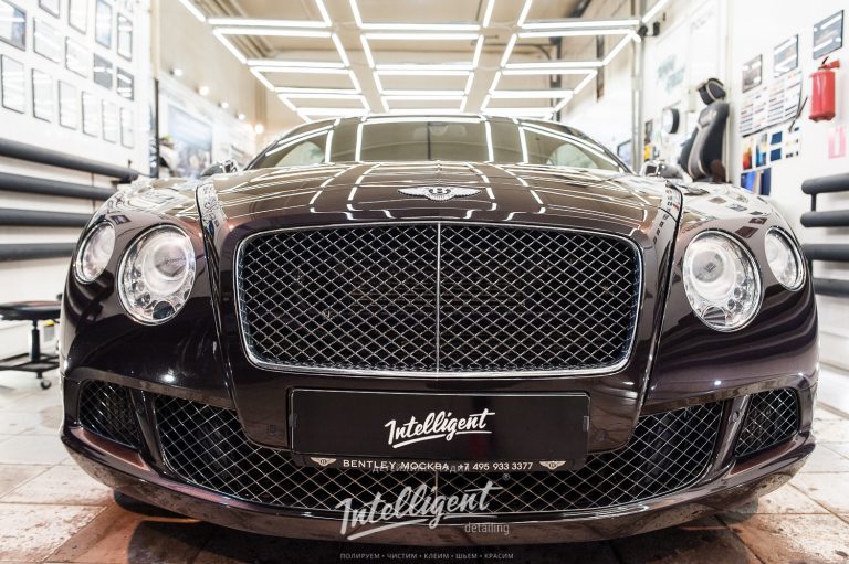 Bentley Continental GT полировка кузова  + керамика