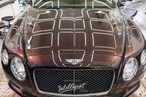 Bentley Continental GT полировка детейлинг покраска сидений кожи