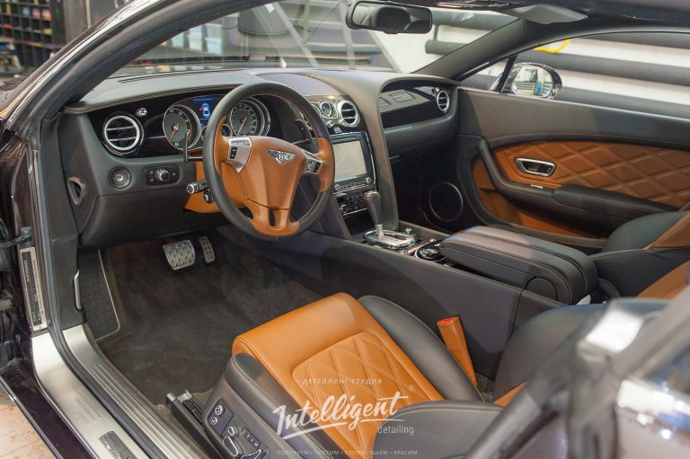 Bentley Continental GT покраска сидения