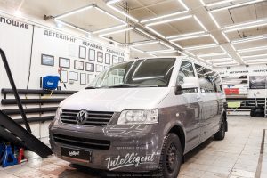 Volkswagen Multivan Оклейка серым винилом