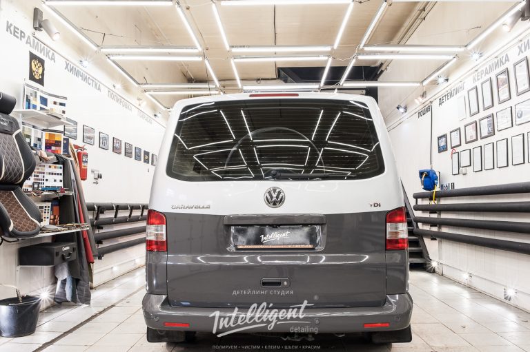 VW Volkswagen Multivan химчистка, покраска кожи, пленка.