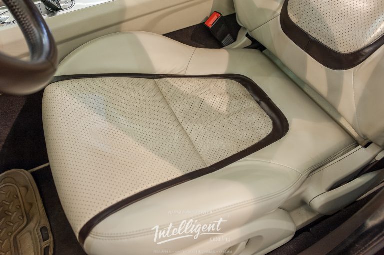 Jaguar покраска сидения и подлокотника