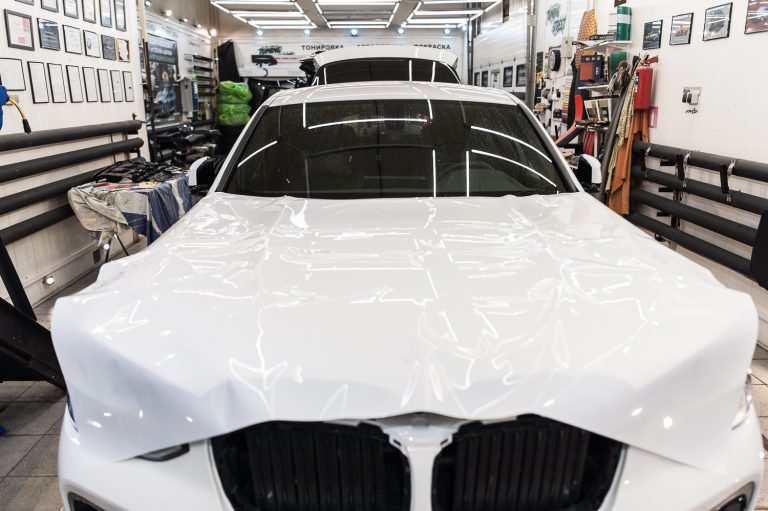 BMW X4 оклейка полиуретановой пленкой