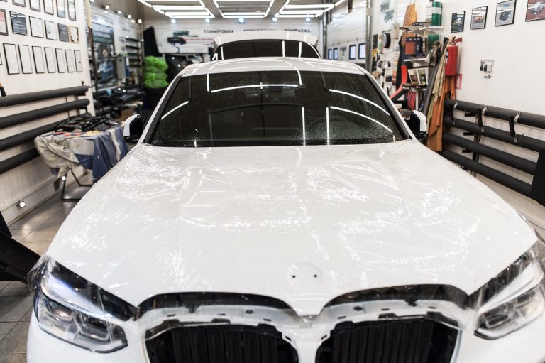 BMW X4 оклейка полиуретановой пленкой