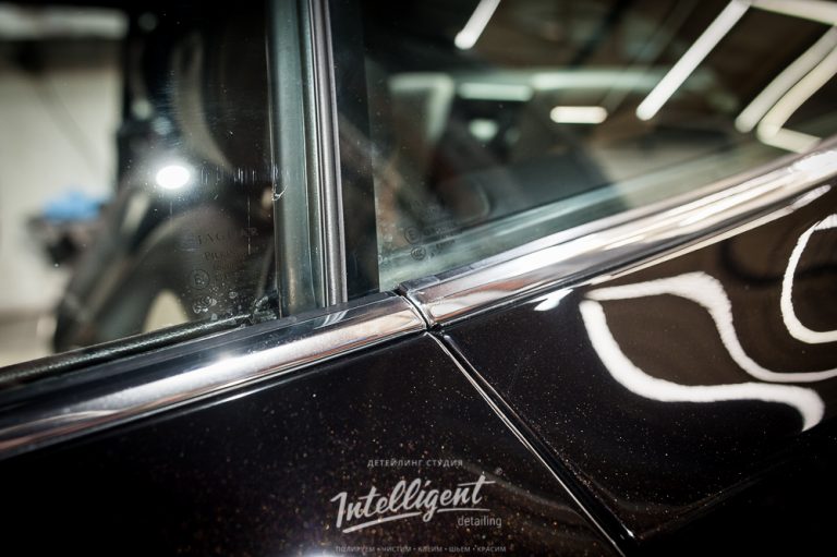 Jaguar XK восстановление оклейка хрома