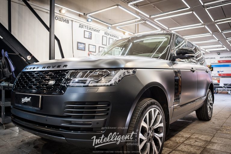 Range Rover оклейка кузова матовой пленкой