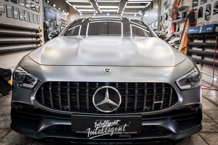 Mercedes GT в матовый полиуретан