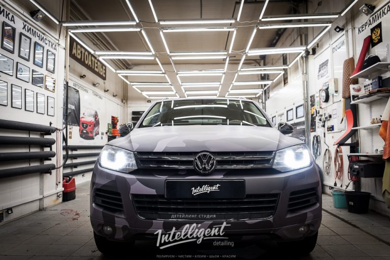 Volkswagen Touareg оклейка антихром