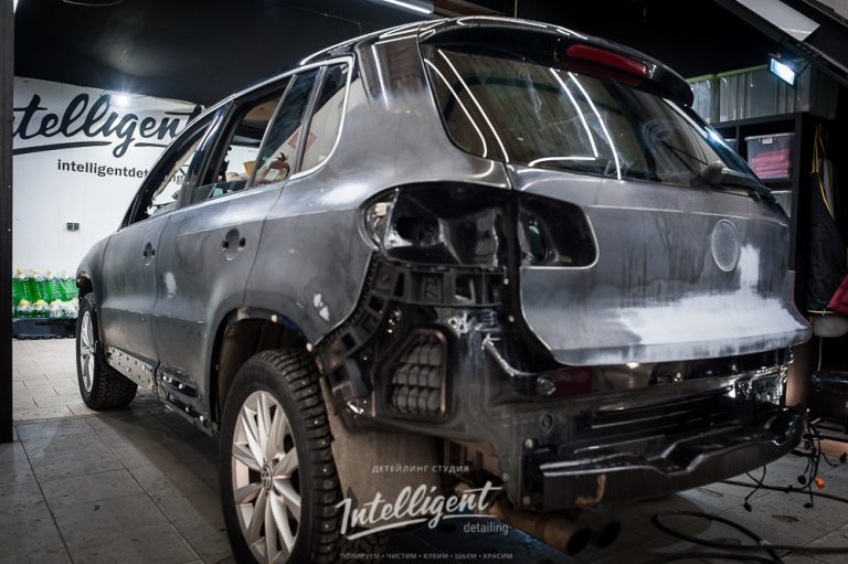 Volkswagen Tiguan оклейка виниловой пленкой