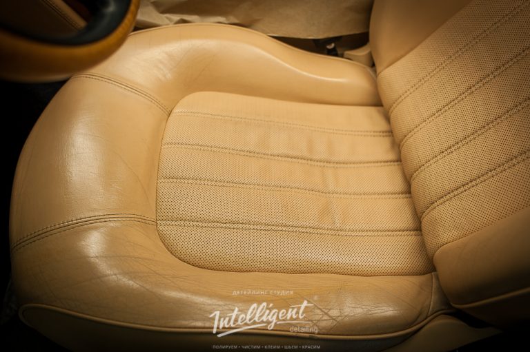Jaguar XJ покраска сидений