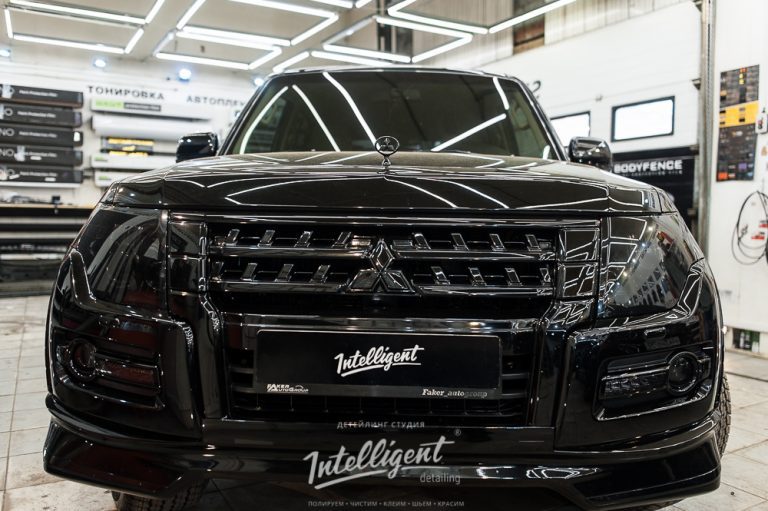 Mitsubishi Pajero антихром (shadow line 100%)