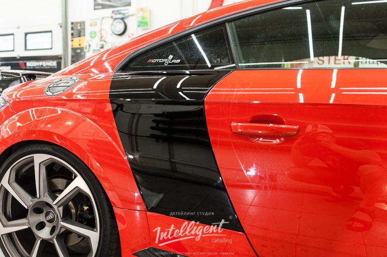 Audi TT RS оклейка пленкой детали