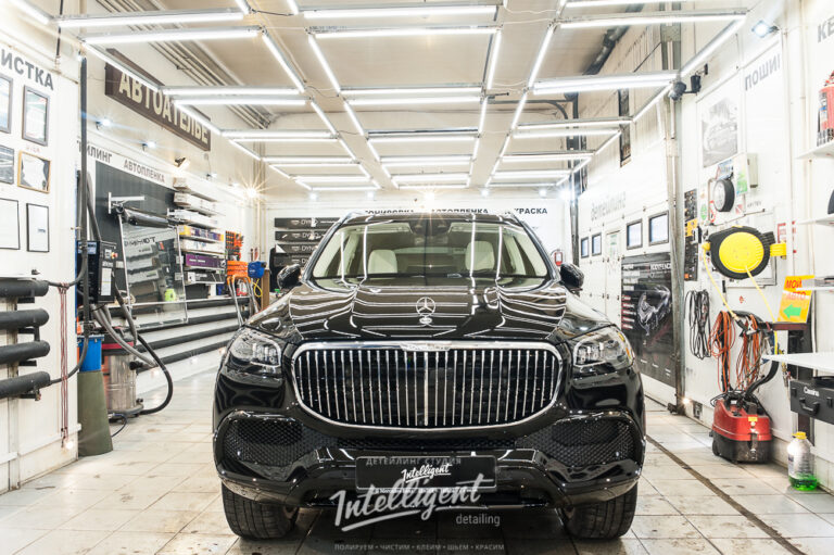 Mercedes GLS Maybach антихром и оклейка защитной пленкой Mercedes GLS Maybach антихром и оклейка защитной пленкой