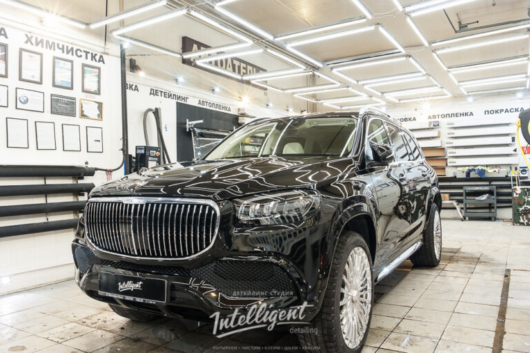 Mercedes GLS Maybach антихром и оклейка защитной пленкой Mercedes GLS Maybach антихром и оклейка защитной пленкой