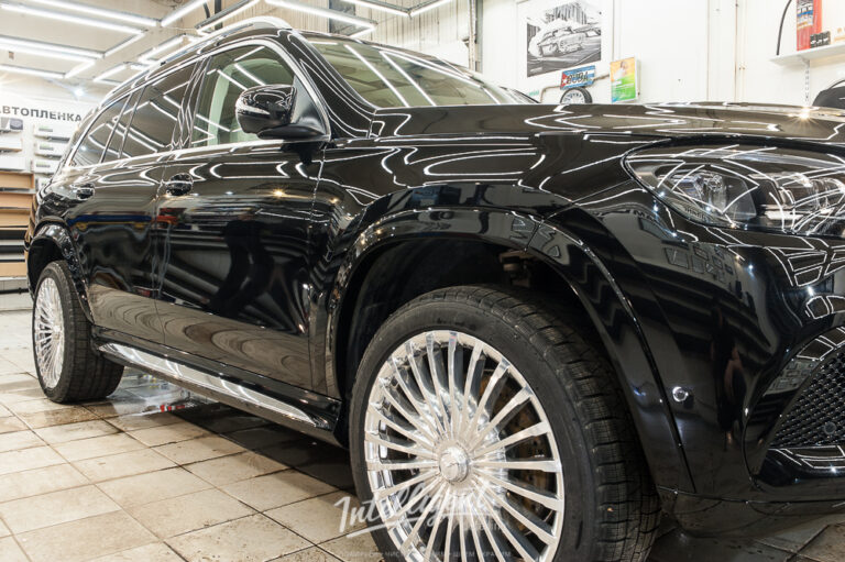 Mercedes GLS Maybach антихром и оклейка защитной пленкой Mercedes GLS Maybach антихром и оклейка защитной пленкой