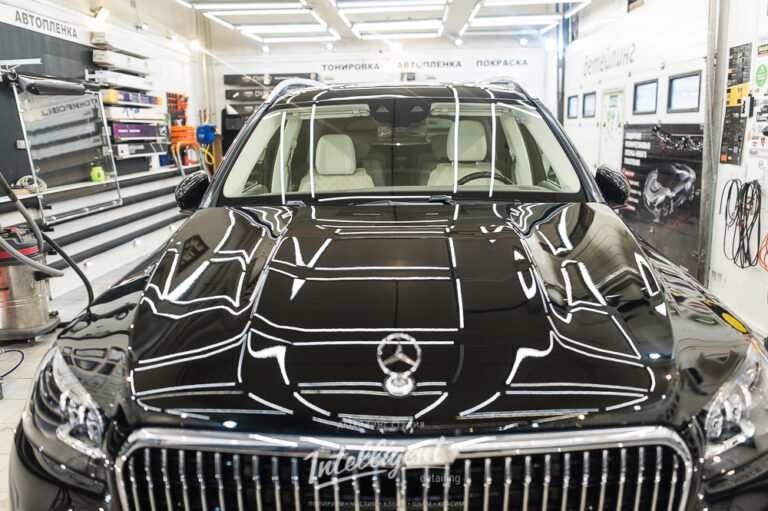 Mercedes GLS Maybach антихром и оклейка защитной пленкой Mercedes GLS Maybach антихром и оклейка защитной пленкой