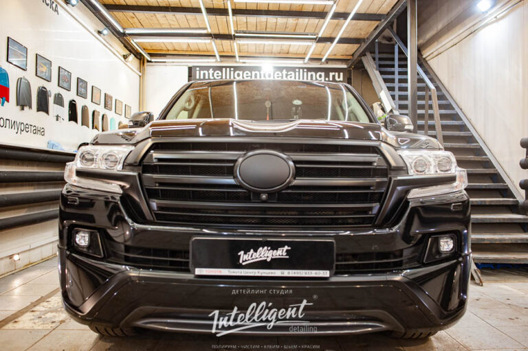 TOYOTA Land Cruiser антихром в черный мат TOYOTA Land Cruiser антихром в черный мат