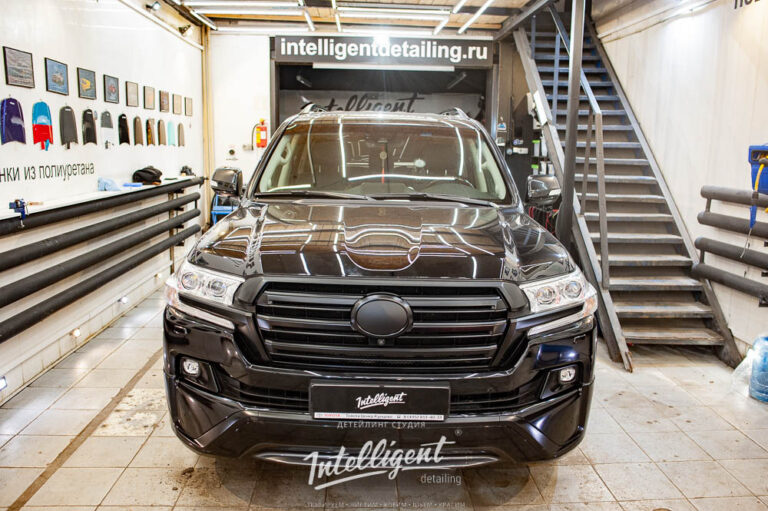 TOYOTA Land Cruiser антихром в черный мат TOYOTA Land Cruiser антихром в черный мат