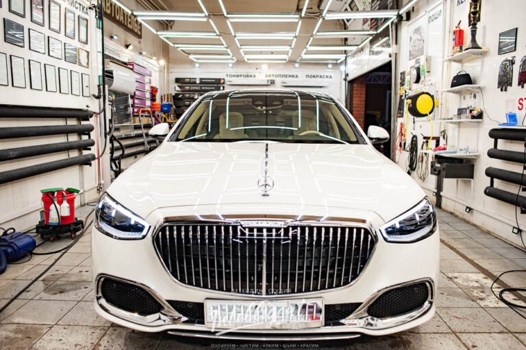 Mercedes S Maybach полировка кузова и керамика